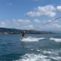 Wakeboarding on the Zurichsee